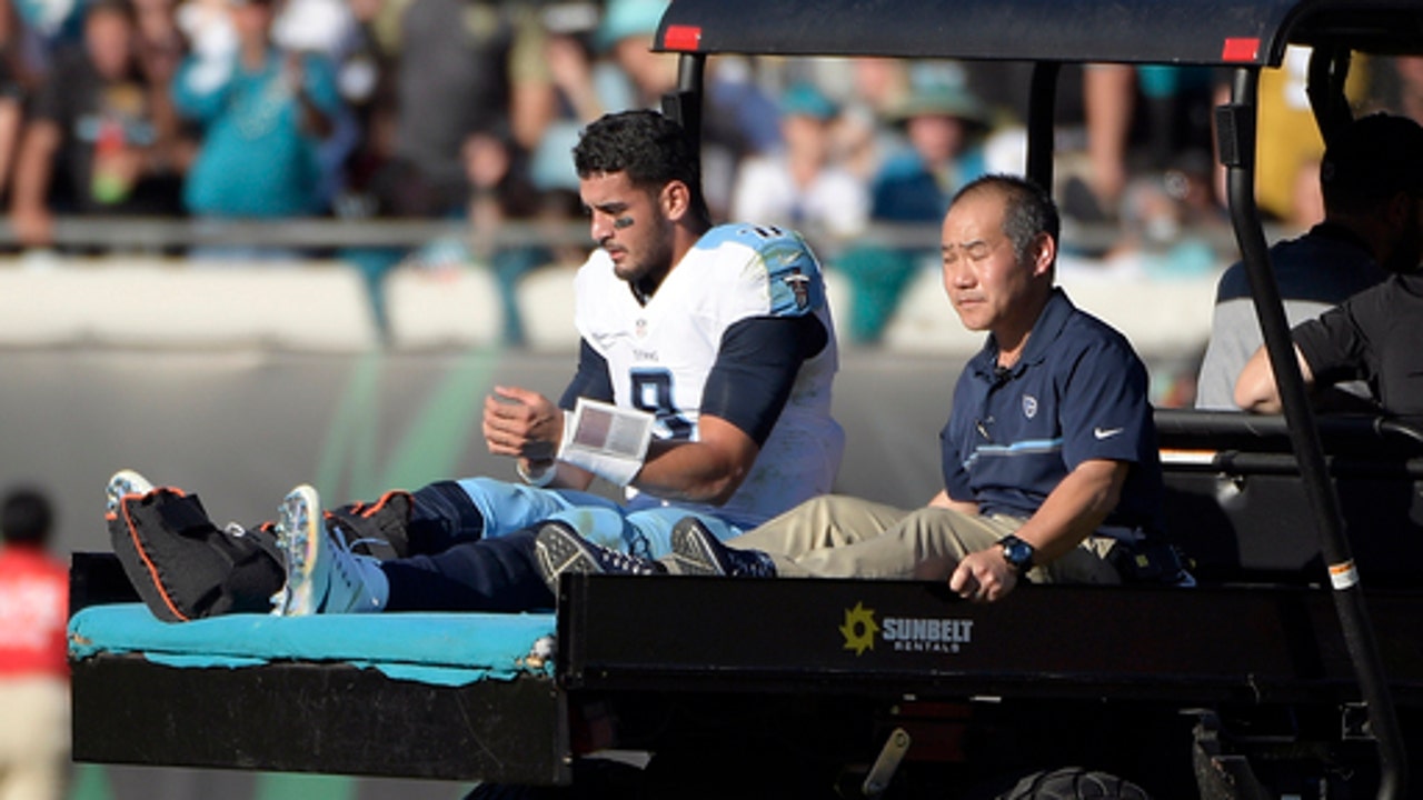 Titans QB Marcus Mariota out for season with broken leg